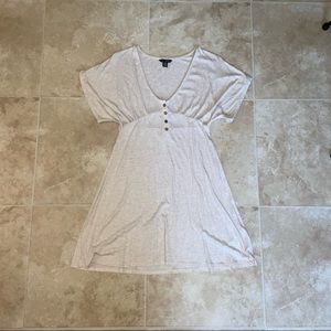 Deep V babydoll dress